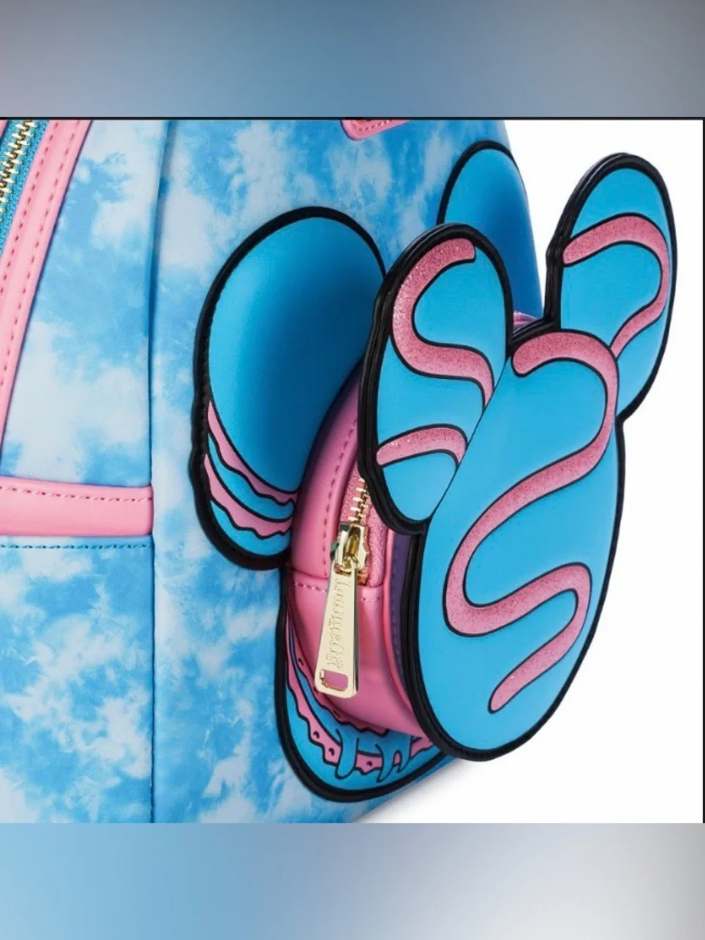 Disney Parks Eats Macaron Loungefly Mini Backpack + Matching Minnie Ears NWT